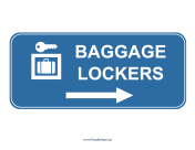 Airport Baggage Lockers Right
