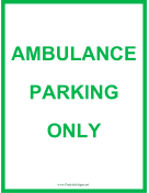 Ambulance Parking