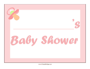 Baby Shower Girl Lawn