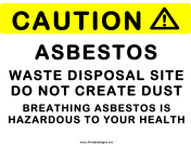 Asbestos Waste Disposal