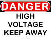 Danger High Voltage 3