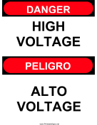 High Voltage Bilingual
