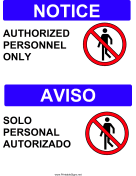Symbol Personnel Bilingual