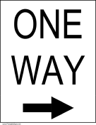 One Way to the Right