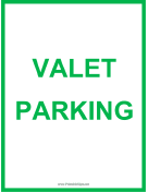 Valet Parking Green