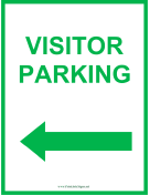 Visitor Parking Left Green