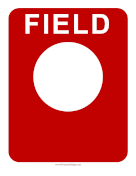 Field Number sign