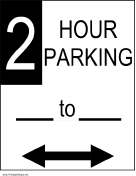 Two Hour Parking