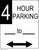 Four Hour Parking