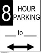 Eight Hour Parking