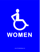 Accessible Restroom for Women
