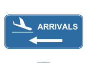 Airport Arrivals Left