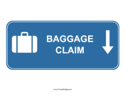Airport Baggage Claim Down