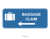 Airport Baggage Claim Left