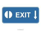 Airport Exit Down