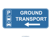Airport Ground Transport Left