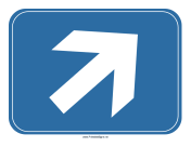 Airport Up Right Arrow