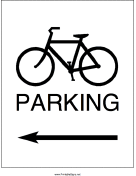 Bike Parking to the Left