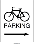 Bike Parking to the Right