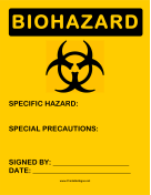 Biohazard Specifics