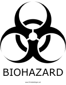 Biohazard with caption