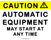 Automatic Equipment