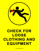 Check For Loose Clothing