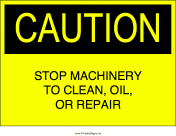 Stop Machinery to Repair