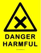 Danger Harmful