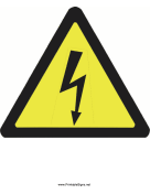 Caution Electricity