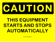Caution Equipment