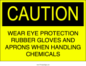 Chemical Safety Precautions