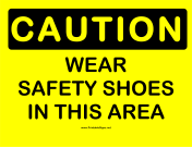 Caution Foot Protection 2