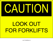Look Out for Forklifts