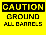 Caution Ground All Barrels