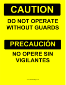 Guards Required Bilingual