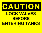 Caution Lock Valve