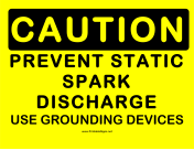 Caution Prevent Static Spark