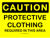 Caution Protective Clothing