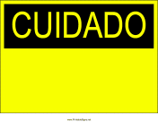 Caution (Spanish)