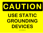 Caution Use Grounding Devices
