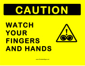 Watch Hands And Fingers