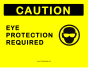 Wear Eye Protection