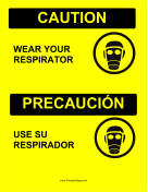 Wear Respirator Bilingual
