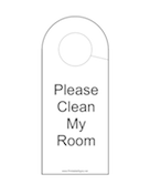 Clean Room Door Hanger
