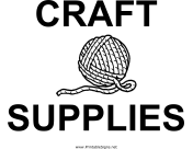 Craft Supplies Yard Sale