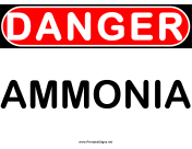 Danger Ammonia