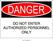 Authorized Entry Only