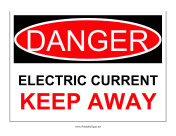 Danger Electric Current