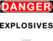 Danger Explosives 2